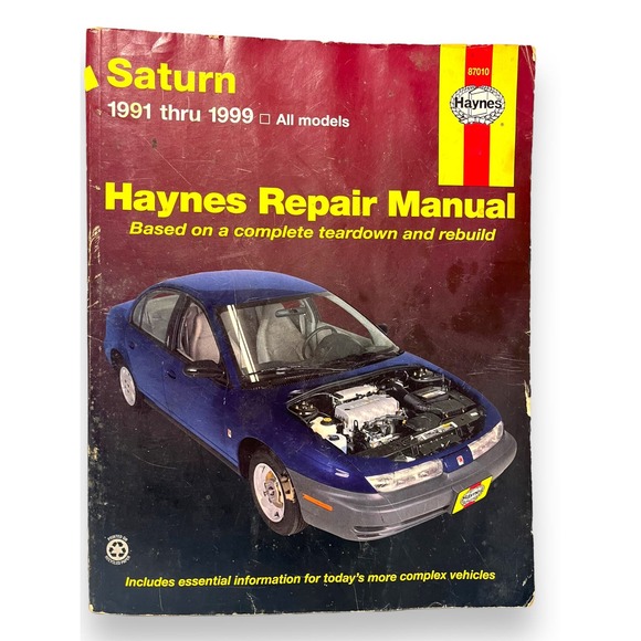 Haynes Other - Haynes  SATURN All Models 1991 - 1999 Repair Manual 87010